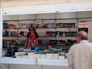 En la Feria del libro en Bilbao